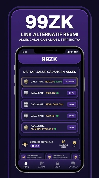 Link Alternatif Aman untuk APK 99zk