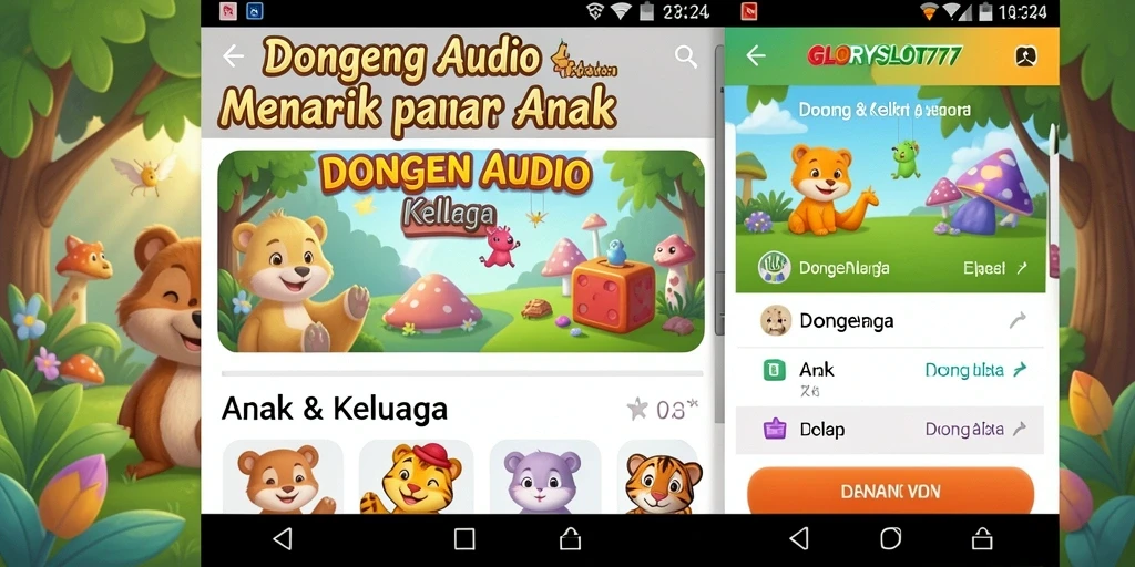 Antarmuka menarik dari GLORYSLOT777 untuk dongeng audio yang mengasyikkan.