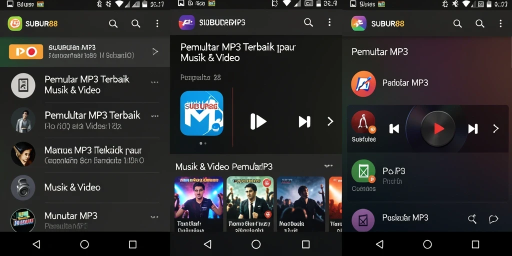 Tampilan antarmuka SUBUR88 yang sederhana dan fungsional.
