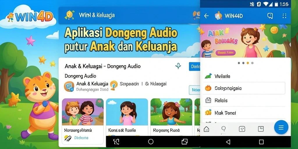 Tampilan antarmuka aplikasi WIN4D yang menarik dan mudah digunakan.