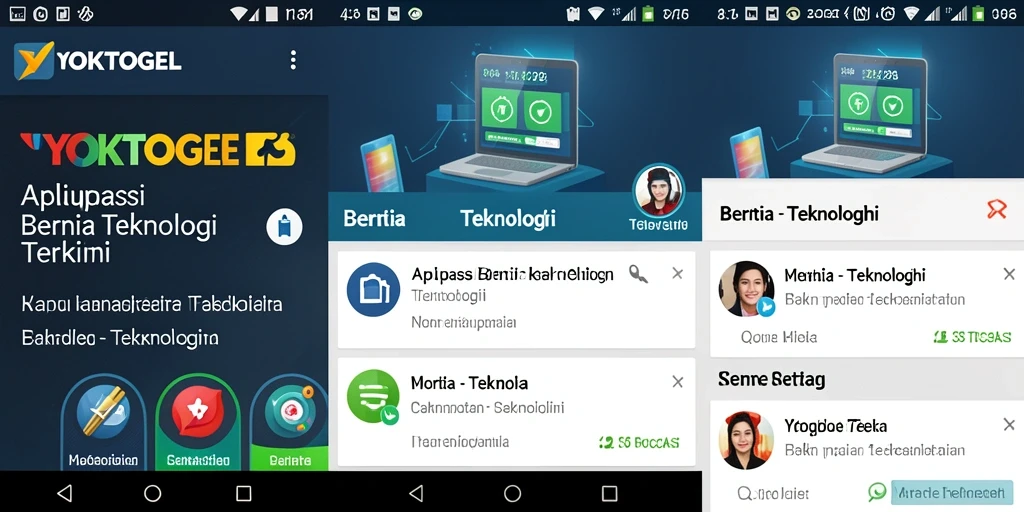 Tampilan antarmuka YOKTOGEL yang modern dan informatif.